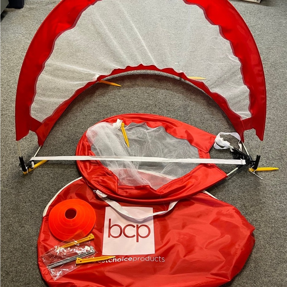 Red and White BCP Sports Equipment Set